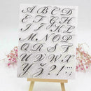 Alphabet Cake Stamp Tool Mold Cookie Cutter Embosser T5R0 Set Fondant Tool X1B3