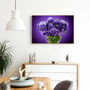 5D DIY Diamond Painting Purple Phalaenopsis Full Round Drill Mosaic Art Picture