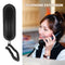 Corded Phone Wall Mountable Landline Telephone Big Button for Home (Black)