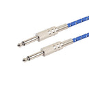 6.35mm Male to Male Audio Cable Mono Channel for Electric Guitar(1.8m) Newly