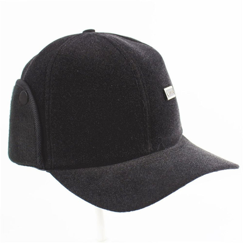Hat Warm Waterproof Winter Baseball Cap for Men Hiking Cap Cotton Lined