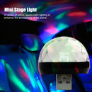 Mini USB Disco Light Sound Activated LED Magic Disco Ball Lamps (Black) Newly