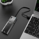 M.2 To USB3.1 Type-C SSD for B Key NGFF SATA M.2 SSD Case Enclosure (Black)