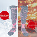 #A Electric Thermal Socks 3.7V Battery Heating Socks Breathable for Fishing Ca