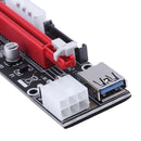 4pin 6pin SATA Power PCI Express 1X to 16X Extender Risercard for Mining