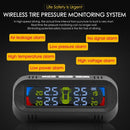 Wireless Solar TPMS LCD Car Tire Pressure Monitoring System + 4 External Sensors