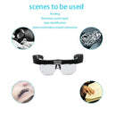 LED Light Magnifying Glasses USB Rechargeable 1.5X 2.5X 3.5X 5.0X Led Magnifier