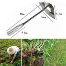 1* Steel Hardened Hollow Hoe Handheld Weeding Rake Planting Value I7A8