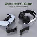 2x Headset Stand Controller Holder Gamepad Hook Hanger for PlayStation 5 Co