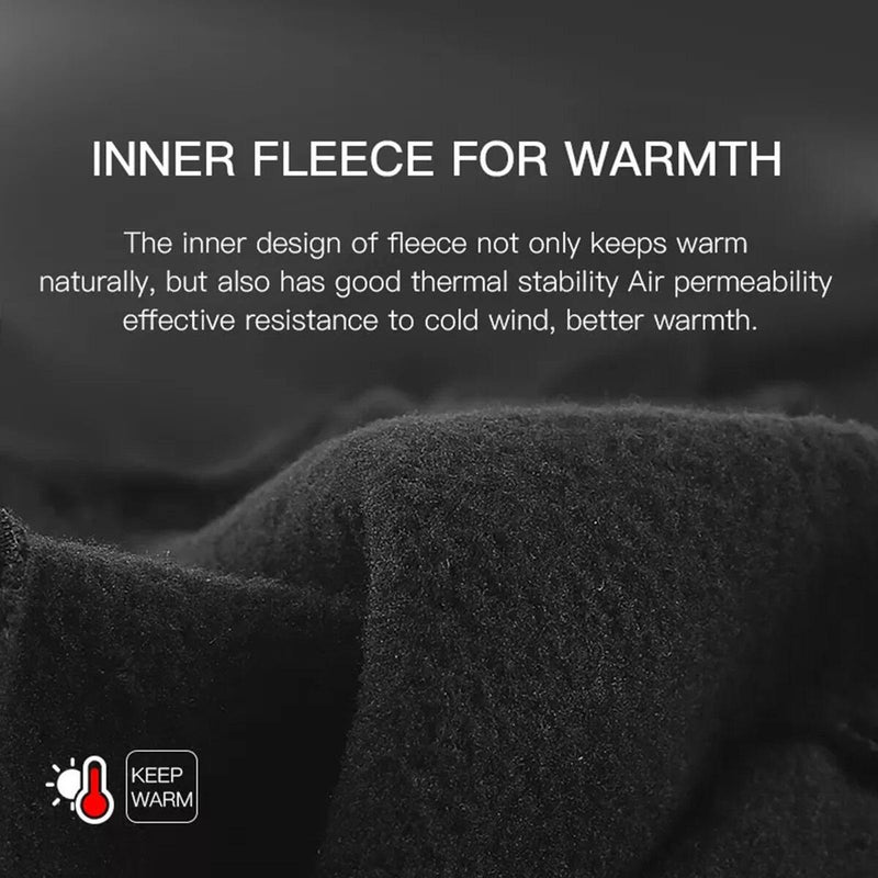 Winter-Herren-Handschuhe, warme Sportfischer-Spritzwasser-Ski-Fahrradhandschuhe.