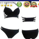 Women Hot Sexy Swimsuit Swimwear Bathing Push Up Padded Bra Bikini M