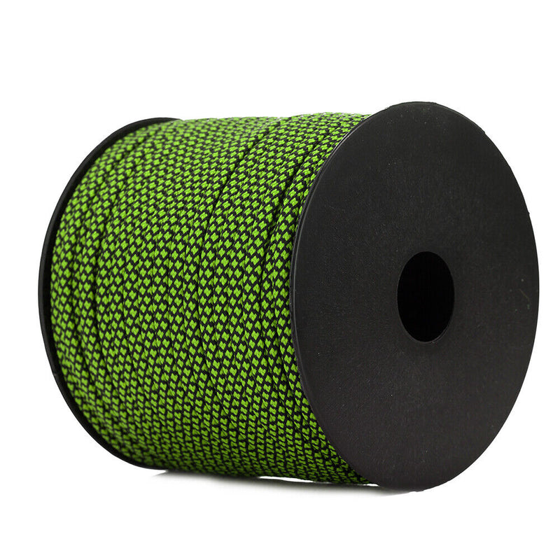 164ft 7-Strand Paracord Parachute Cord Tent Rope for Hiking Camping (Green)