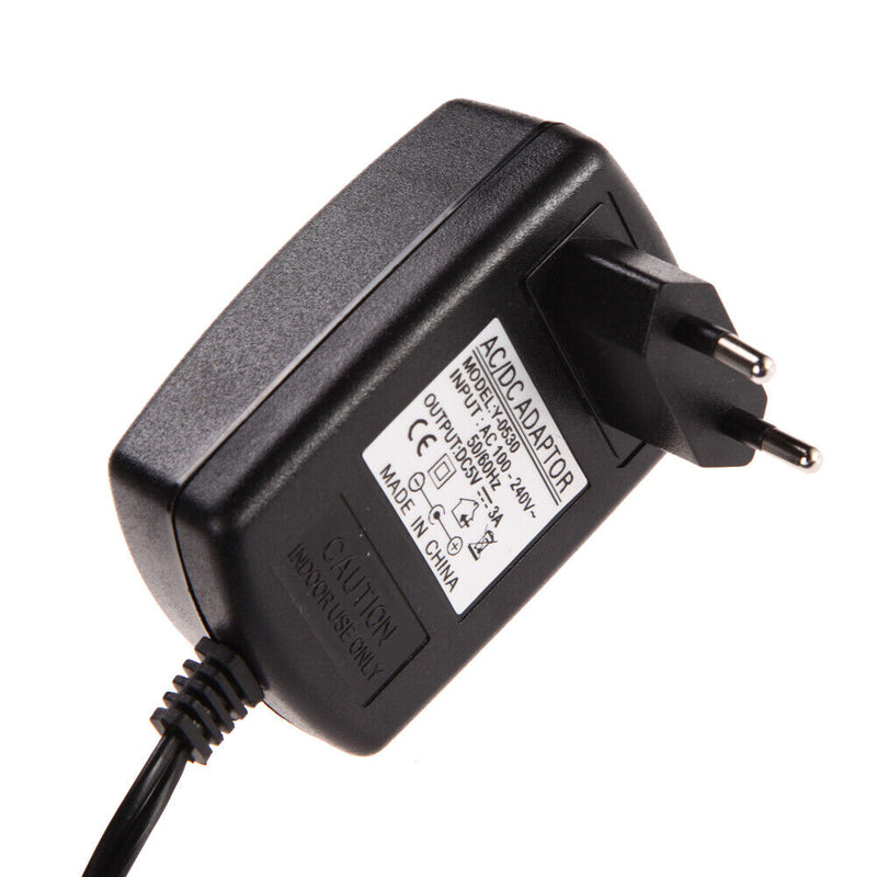 AC 100-240V Converter Adapter DC 5.5 x 2.5MM 5V 3A 3000mA Charger EU Plug