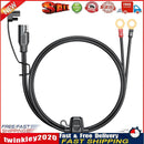 18AWG SAE 2 Pin To O Ring Terminal Cord Connector Cable for Battery (1.8m) Newly