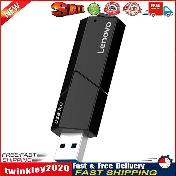 Lenovo D204 5Gbps USB 3.0 Memory Card Reader 2 in 1 SD TF Portable Adapter Newly
