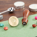 Retro Card Envelope Animal Plant Sealing Wax Stamp DIY Custom Supply (TH31)