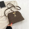 #A Fashion Casual Leather Shoulder Bag Alligator Pattern Satchel Small for Shopp