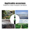 10pcs Adjustable Hose Drip Irrigation Nozzle for Spiked Sprinkler (Green)