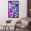 5D DIY Diamond Painting Butterflies Rose Kits Full Square Drill Wall Decor Craft