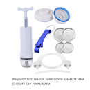 Sealer Food Saver Manual Vacuum Kit Pump Sealer Kit Hose Mason Jars Canning