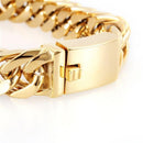 Bracelet Luxury Women Men Link Chain Stainless Steel Hip Hop Cuban Bracelet