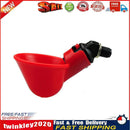 Pigeon Automatic Nipple Drinking Cup Quail Bird Chicken Drinker Bowl (Red) Newly