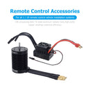 RC Cars Waterproof 4370KV Brushless Motor 60A ESC Kits for 1/10 (Black) Newly