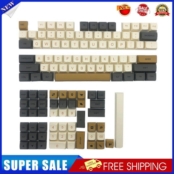 PBT Keycap for MX Switch Gaming Mechanical Keyboard Parts (Shimmer English)