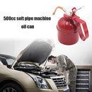 500cc Mini Oiler Gun Oil Pump Hose Lubricating Machine Oil Injector Can Pot