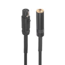 Mini 3Pin XLR Female to 3.5mm TRS 1/8inch Female Stereo Audio Adapter Mic C