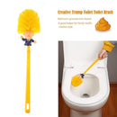 3pcs Creative Plastic Trump Toilet Brushes Bathtub Nightstool Cleaner