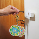 5pcs Diamond Painting Keychain DIY Mandala Key Ring Pendants (YSK086) Newly