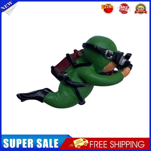 Aquarium Fish Tank Landscape Diver Underwater Aquatic Ornaments (Green)