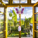 Crystal Diamond Angel Tears Catching Light Hanging Wind Chimes Decor (A) Newly