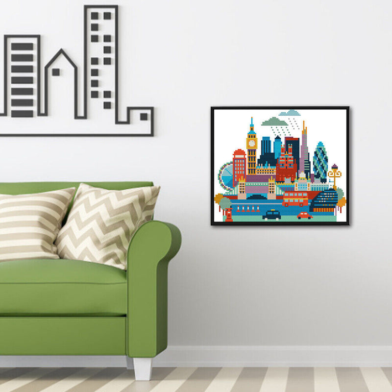 Part Embroidery London Counted Cross Stitch 14CT 2 Strand Cotton Decoration