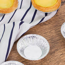 100pcs/set Disposable Tin Foil Egg Tart Molds Cupcake Round Baking Cup Kitc