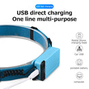 Mini Portable LED Lantern Headlight Multi-function Outdoor Tent Light USB Charge