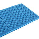 Camping XPE Foam Folding Seat Cushion Portable Moisture-Proof Mat (Blue) Newly