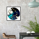 Fish Pond Lotus 5D DIY Full Round Diamond Painting Mosaic Needlework Art Crafts