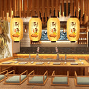 Waterproof 10 inch Japanese Style Cloth Lanterns Pub Restaurant Sign (C) Newly