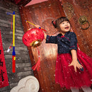 6pcs Portable LED Lantern Lighting Outdoor Hanger Hook Light Pole Stick Lamp