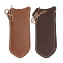 2 pcAnti-Scald Anti-Slip PU Leather Frying Pan Handle Protective CoverBrown