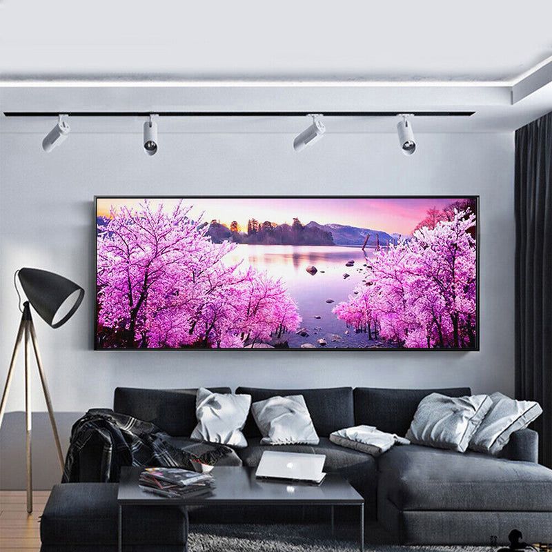 Seaside Plants 5D DIY Full Round Drill Diamond Painting Embroidery Needlework