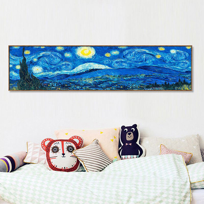 Diamond Painting Abstract Night Sky Full Round Drill Mosaic Decor Kit 80x30cm
