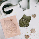 Wooden Cookie Mold Kitchen DIY Cookie Stamp Cake Decorating Embossing Craft