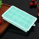 Silicone Ice Cube Mold 15 Grids Ice Cube Maker DIY Ice Tray Jelly Freezer Mou