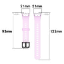 Watch Strap for HUAWEI HONOR Band 6 TPU Wristband Replacement Belt (Purple)