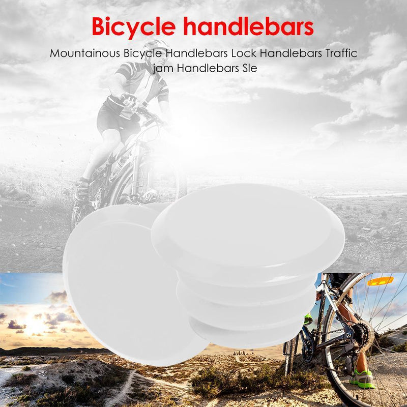 2pcs Plastic Mountain Road Bike Grip Covers Bicycle Handlebar Plug Cycling Parts