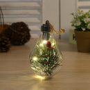 Christmas LED Tree Hanging Bulb Decoration Luminous Warm Light Pendant (2)
