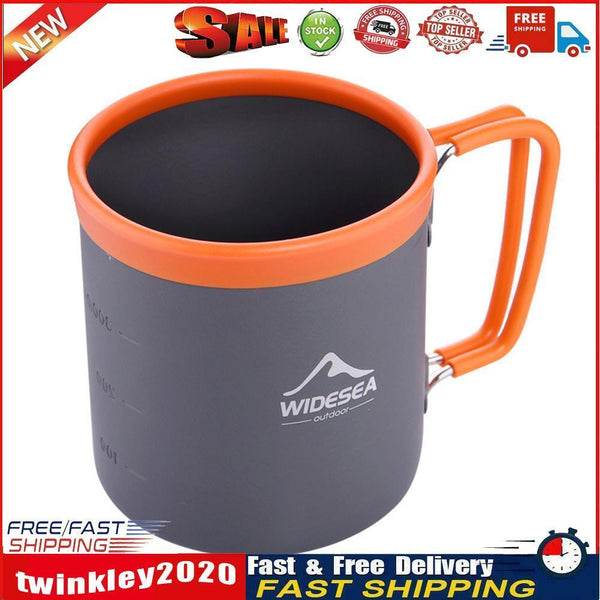 WIDESEA Aluminum Camping Cup Outdoor Tableware Travel Picnic Drinking Mug Newly